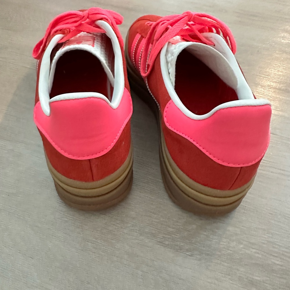 Adidas gazelle bold red and pink sneakers - Picture 5 of 6